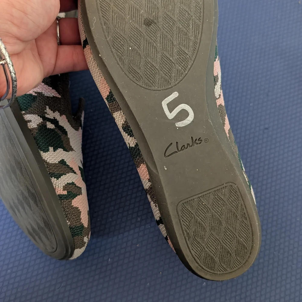 Clarks Cloudsteppers Camouflage Loafers